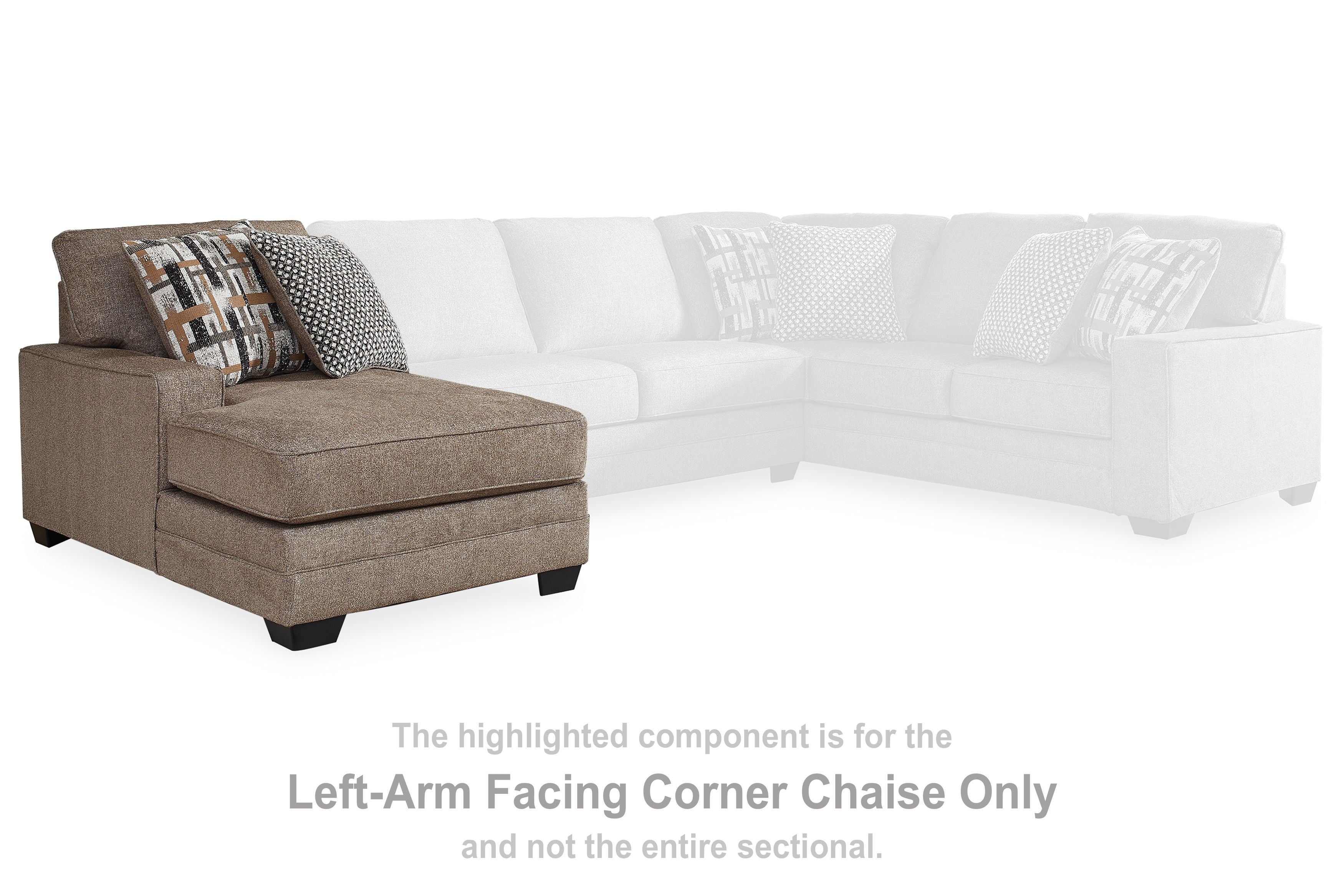 Cannonbrook - Laf Corner Chaise - Nutmeg
