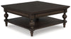 Veramond - Square Cocktail Table - Dark Brown