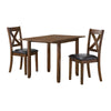 Alex - 3 Piece Dining Set With Drop Leaf Table - Espresso