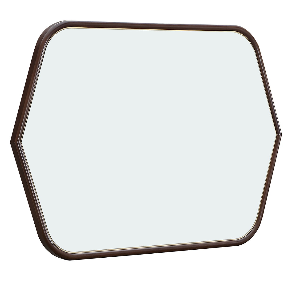 Houston - Wall Mirror - Walnut