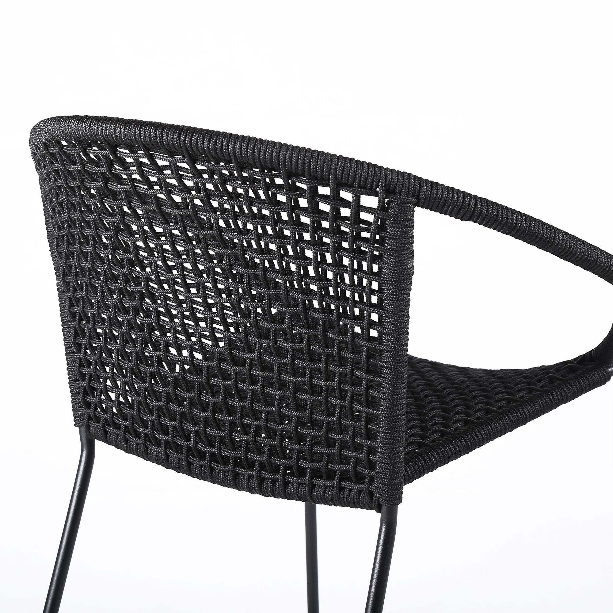 Snack - Indoor / Outdoor Stackable Steel Dining Chair (Set of 2)