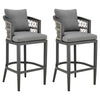 Zella - Outdoor Patio Bar Stool Set