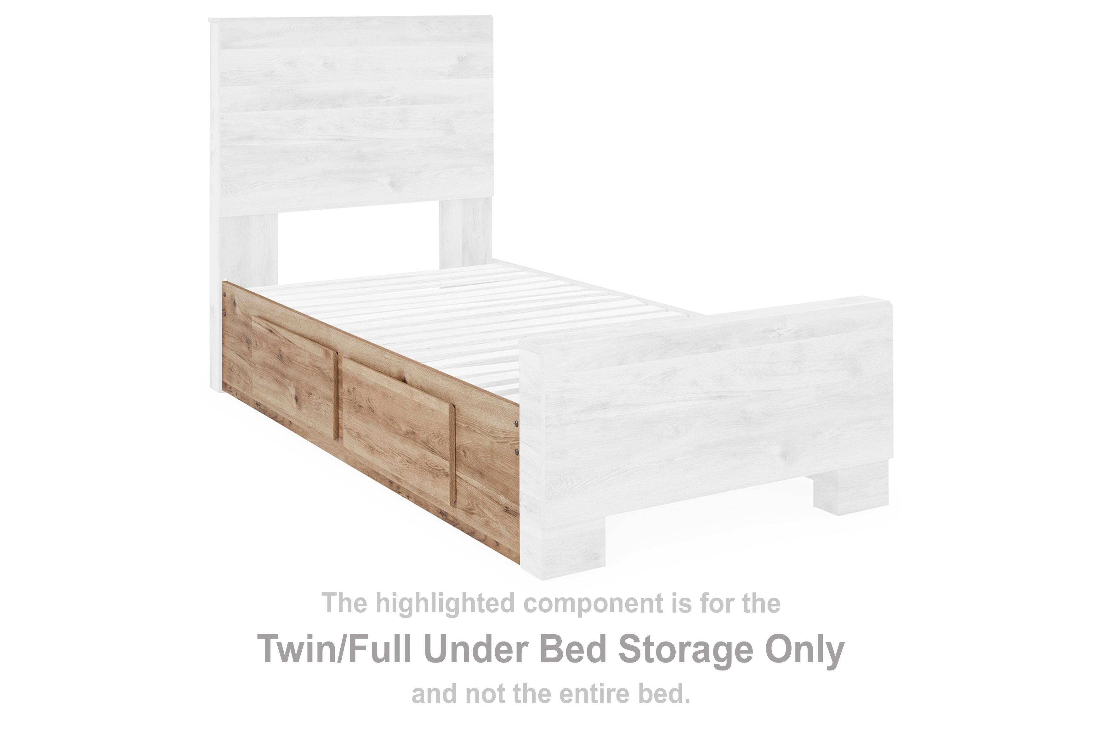 Hyanna - Twin/Full Under Bed Storage - Tan