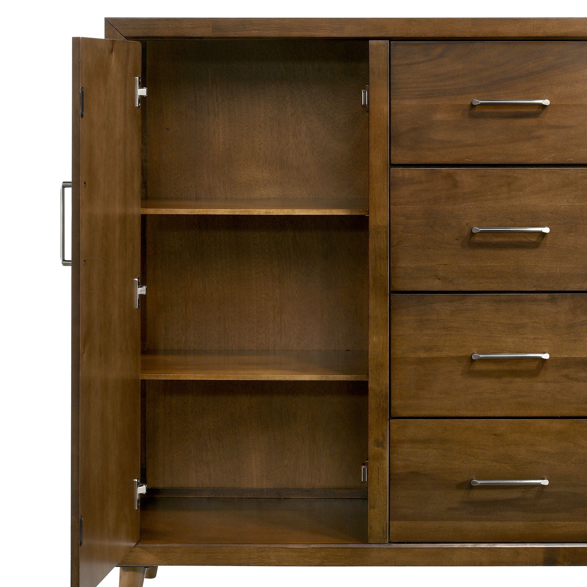 Malibu - 4-Drawer Chest - Walnut