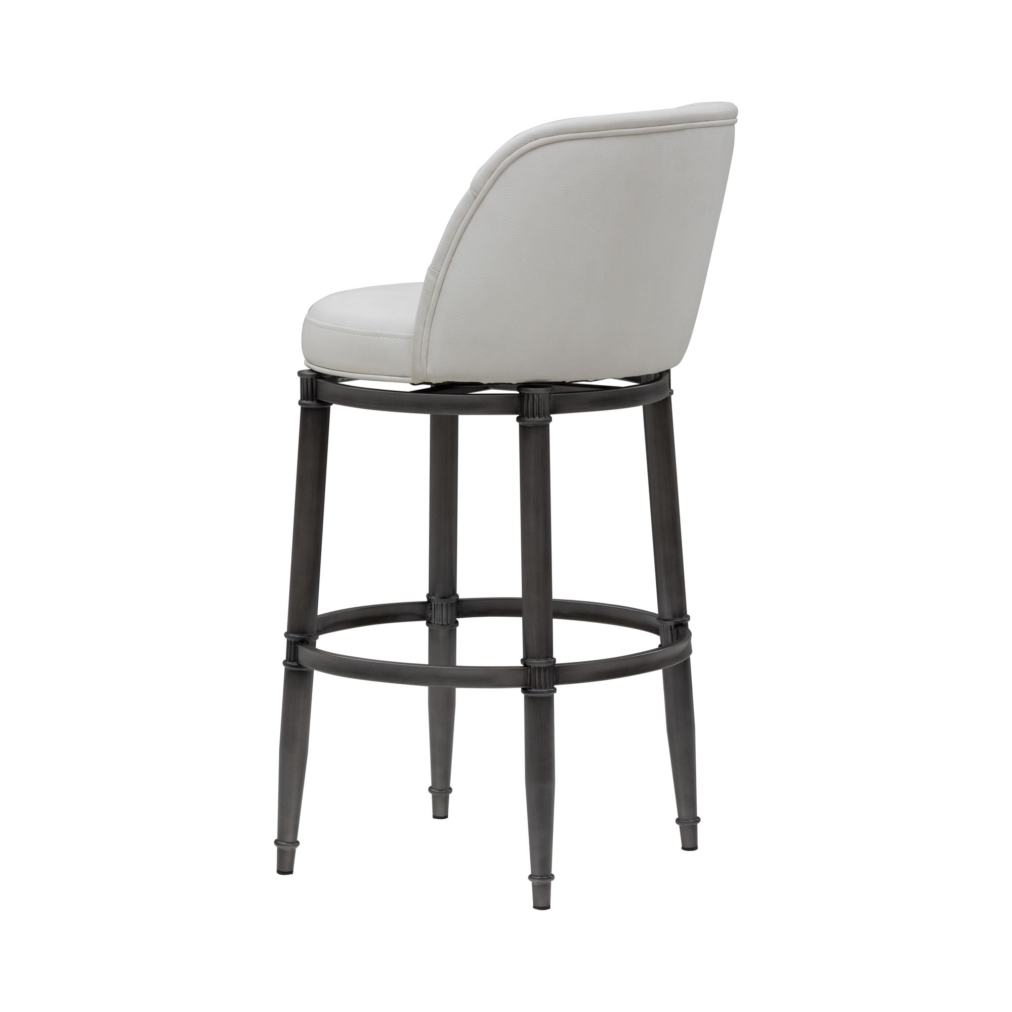 Eunice - Faux Leather Upholstered Swivel Barstool