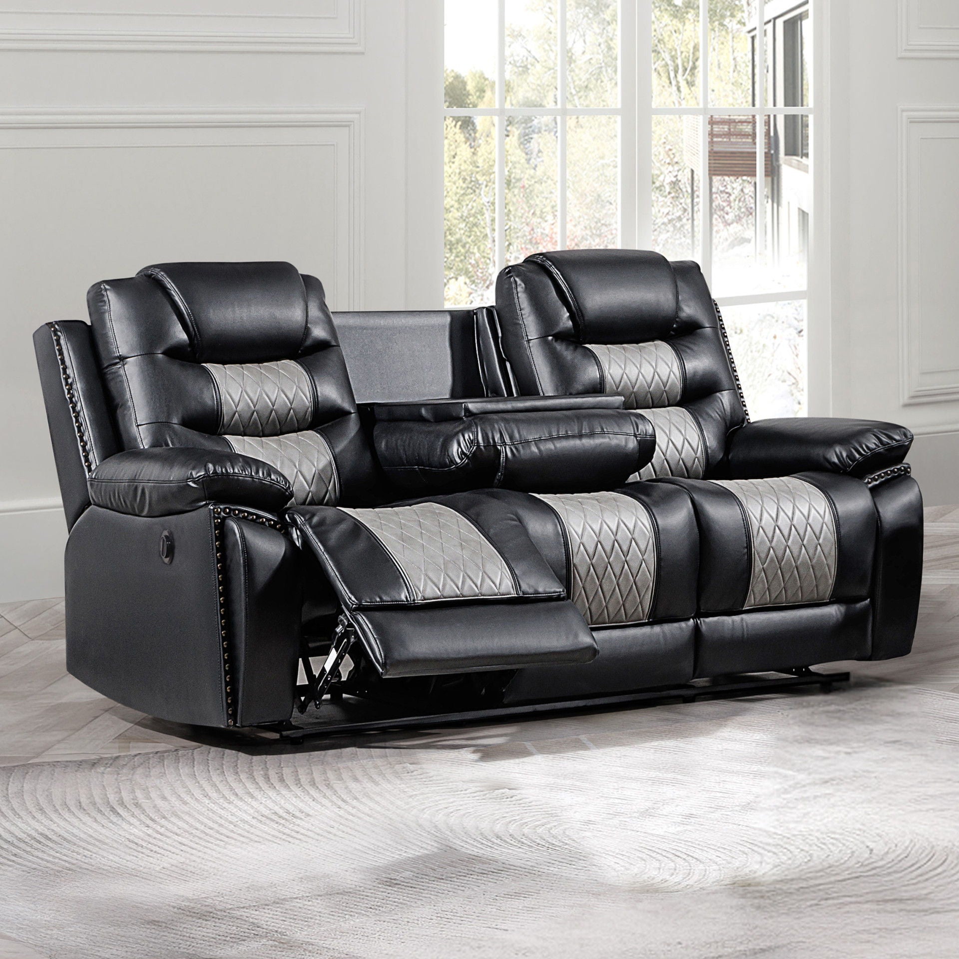 Nikko - Sofa With Dual Recliner