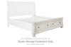 Robbinsdale - Queen Storage Footboard - Antique White