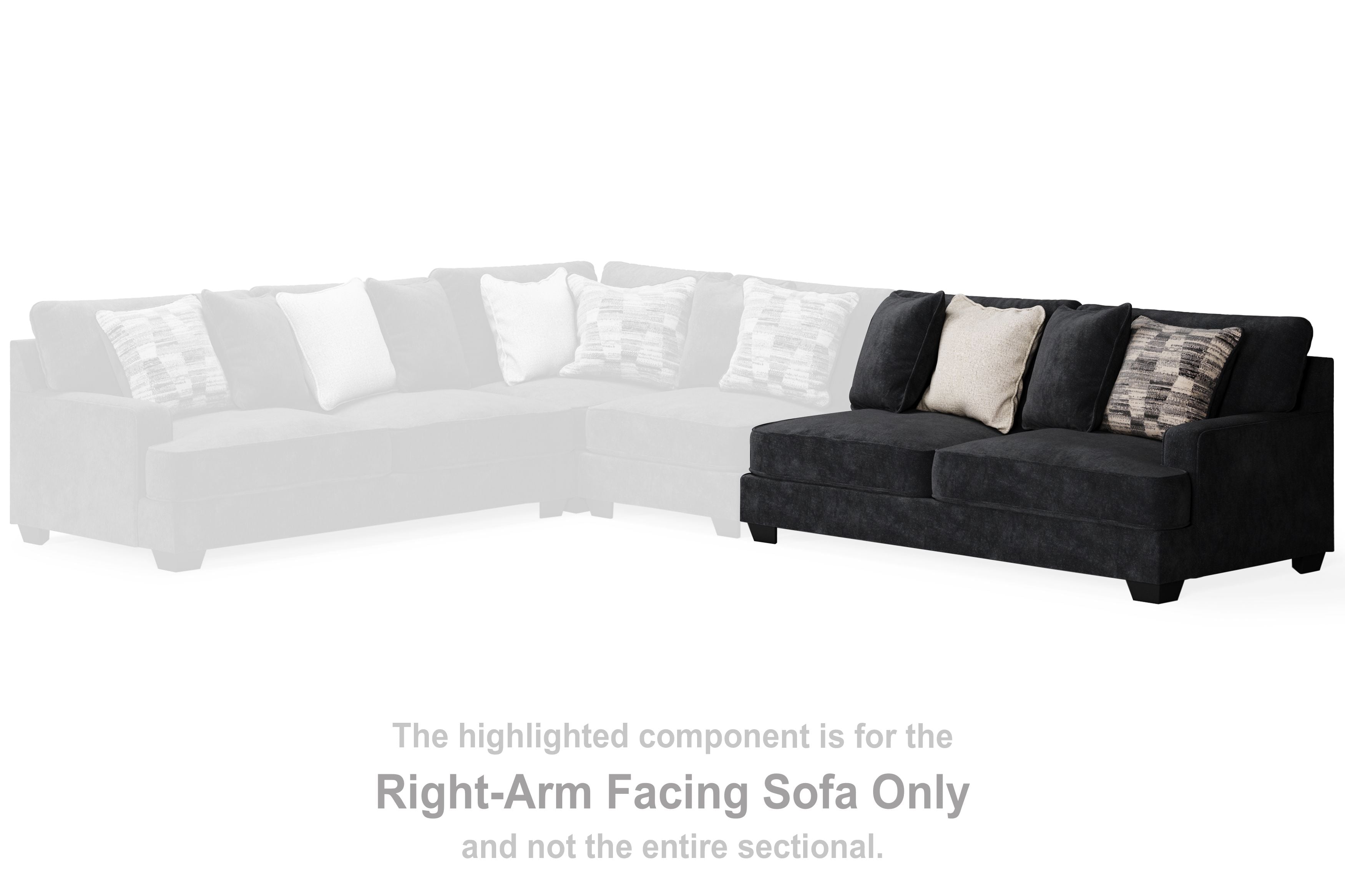 Lavernett - RAF Sofa - Charcoal