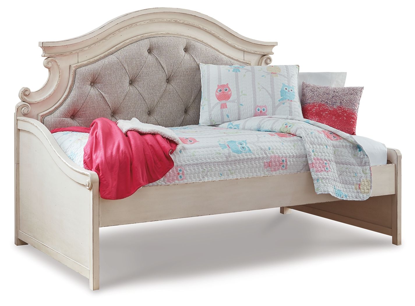Realyn - Twin Day Bed - Chipped White