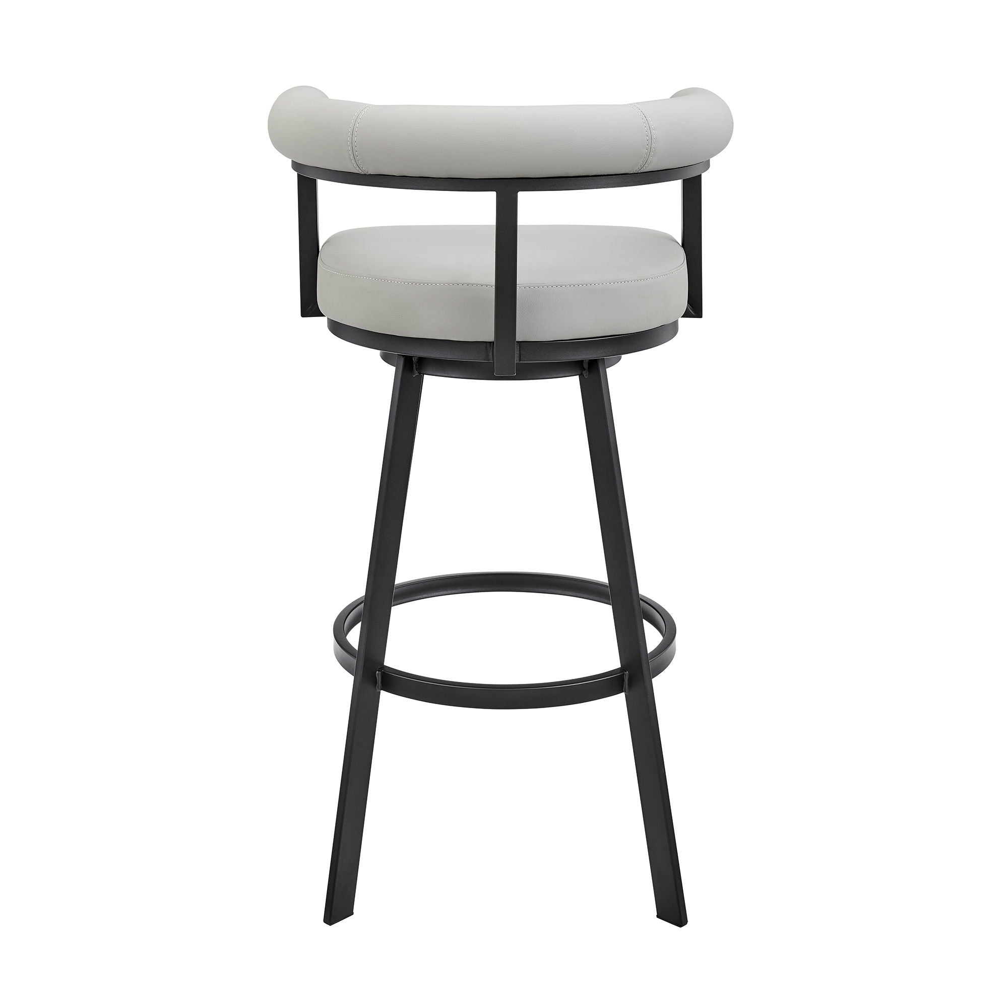Magnolia - Swivel Stool - Black Metal