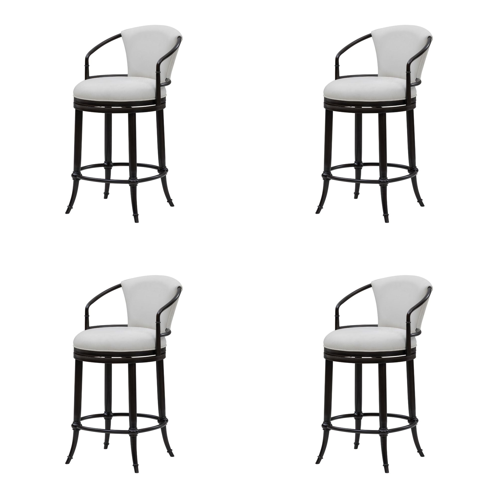 Otis - Upholstered Swivel Counter Height Barstool