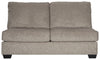 Ballinasloe - Armless Loveseat - Platinum