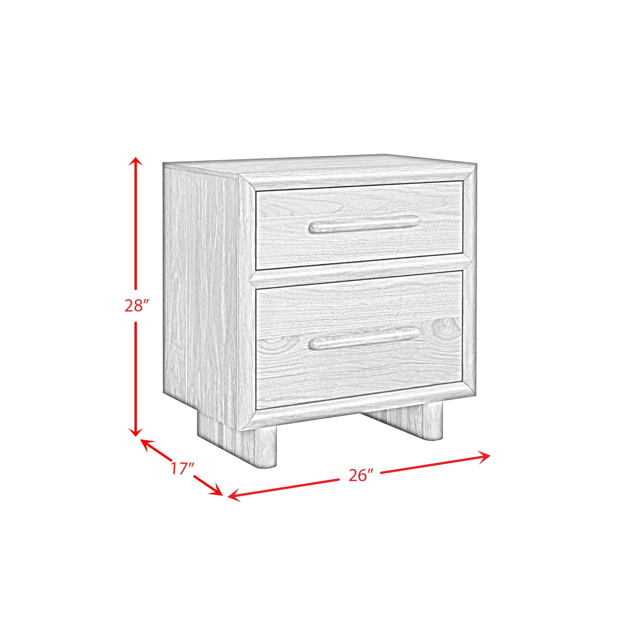 Brisbane - Upholstered Bedroom Set With Boucle And LED