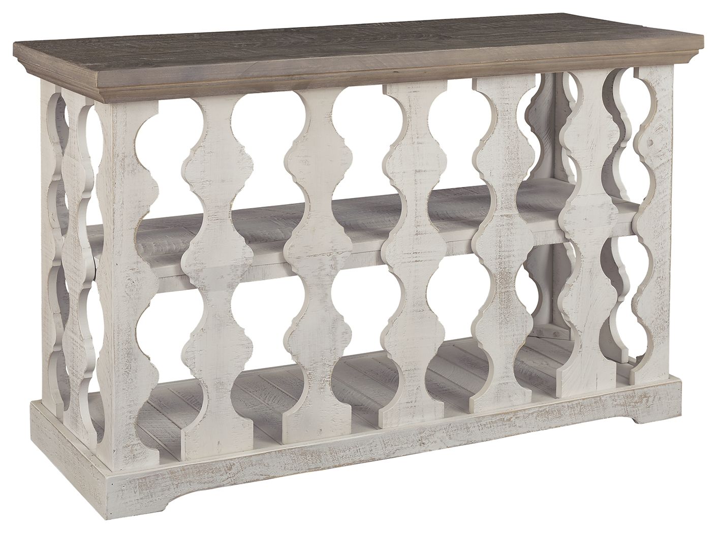 Havalance - Console Sofa Table - Gray / White