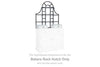 Greddinton - Bakers Rack Hutch - White / Black