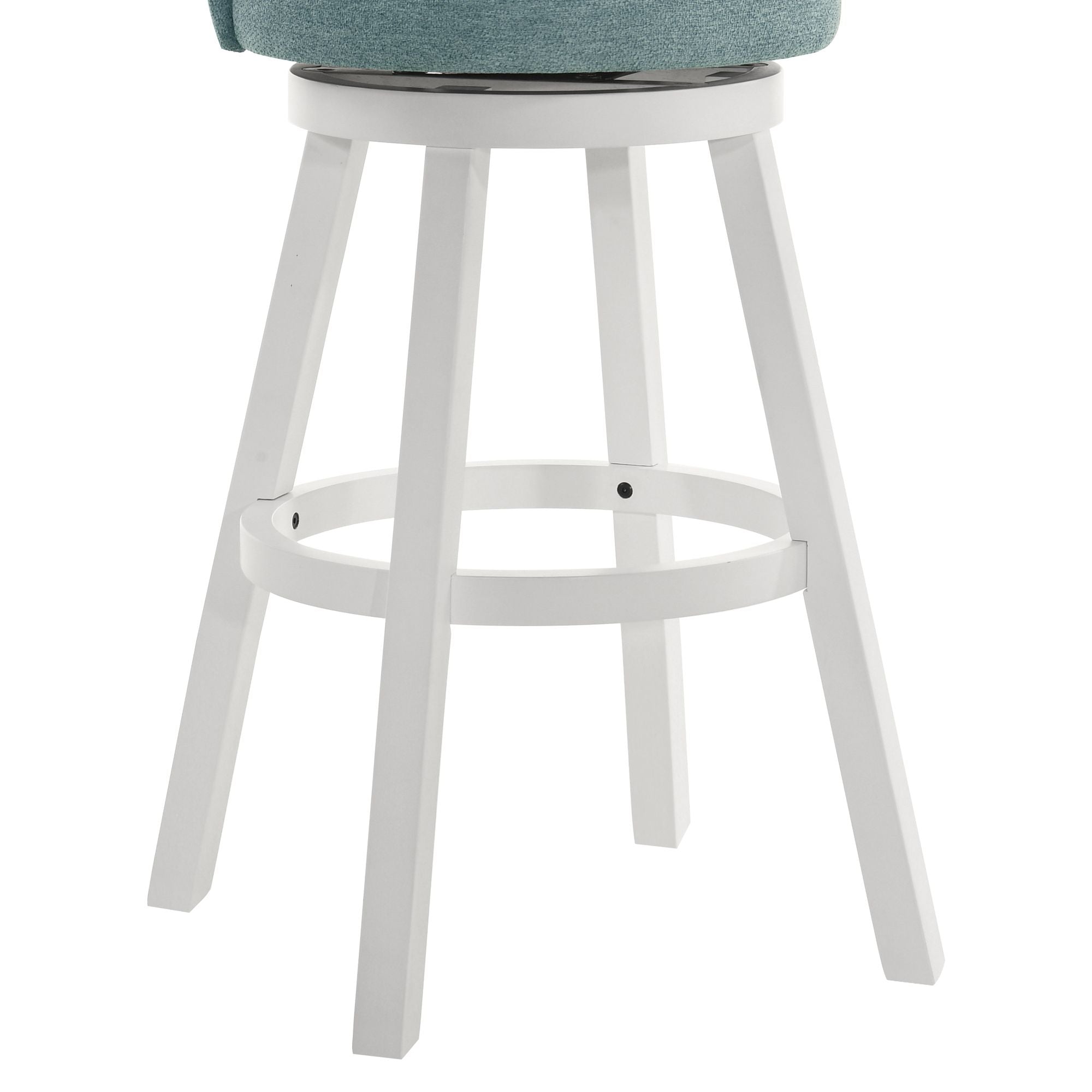 Erika - Modern Transitional Swivel Wood Bar Height Kitchen Bar Stool