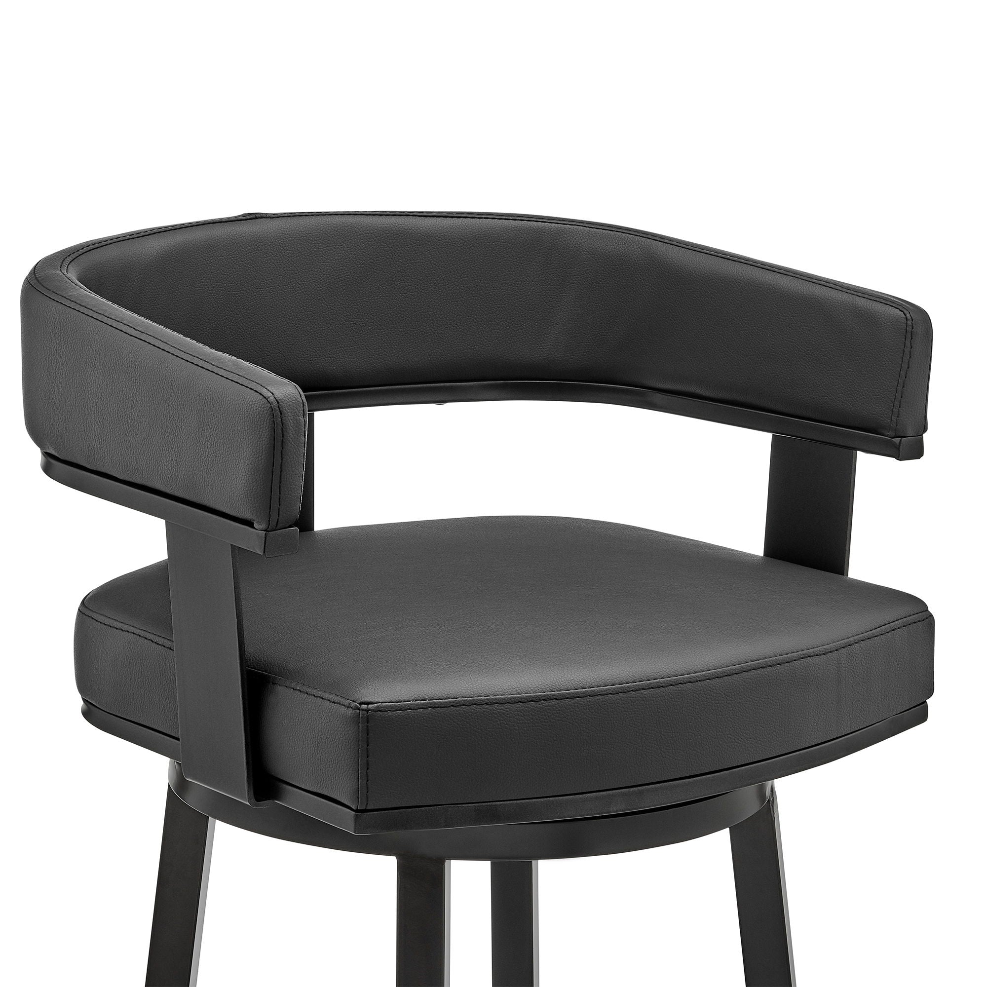 Cohen - Swivel Bar Stool - Black Finish