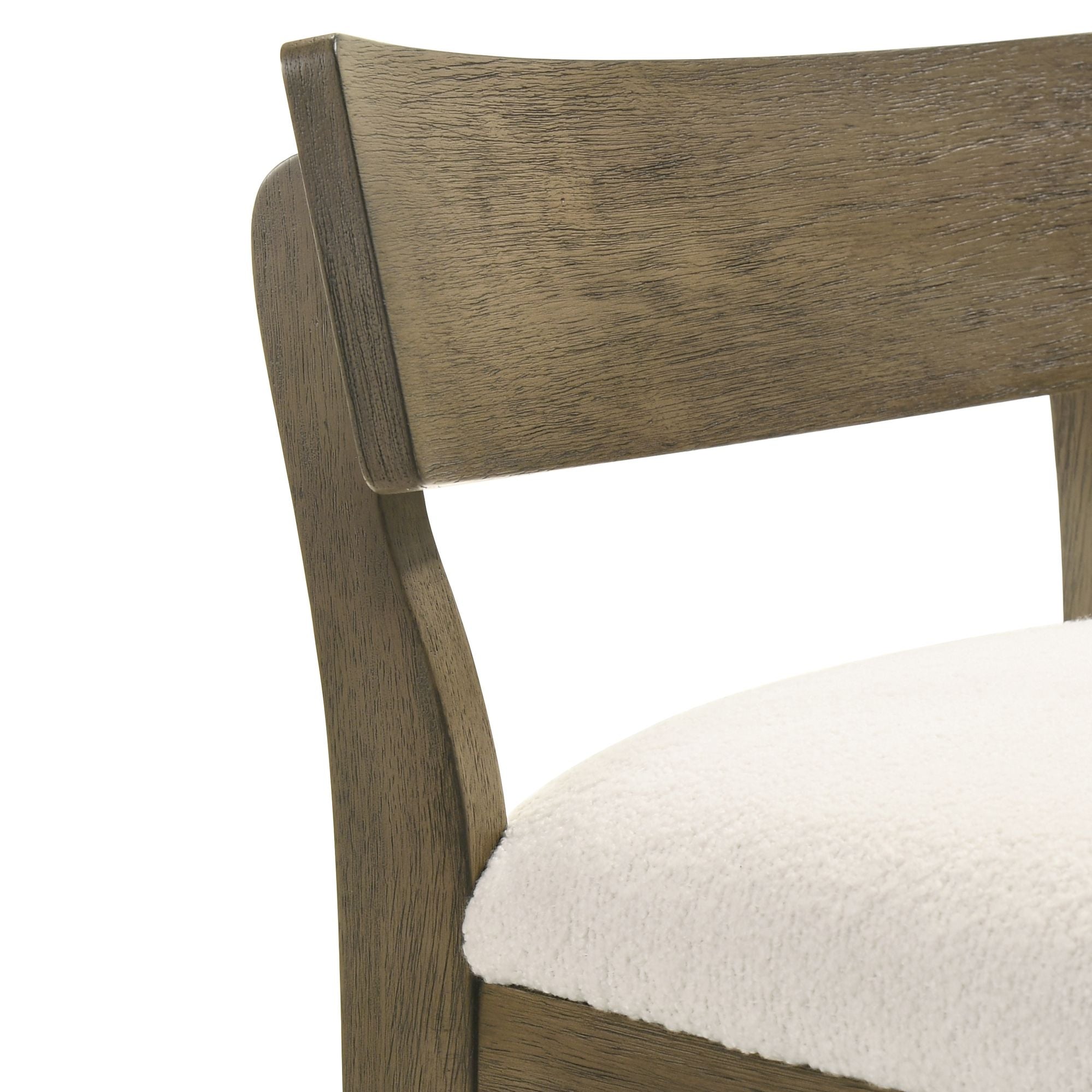 Merie - Modern Transitional Wood Bar Height Kitchen Bar Stool