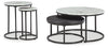 Jusmour - Occasional Nesting Table (Set of 4) - Black / White