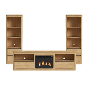 Rosalie - 4 Piece Entertainment Unit With 82" TV Console