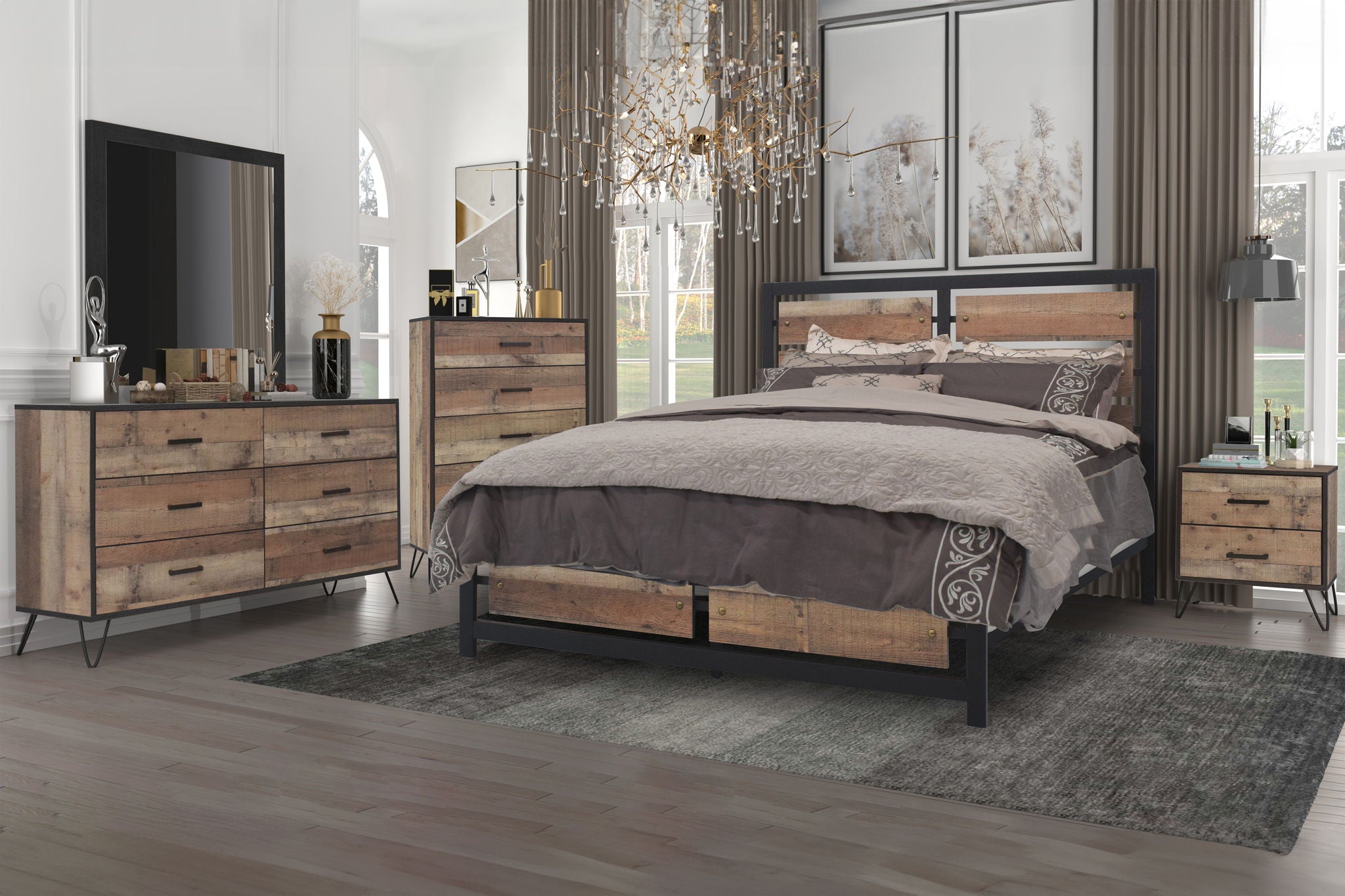 Elk River - Nightstand - Rustic