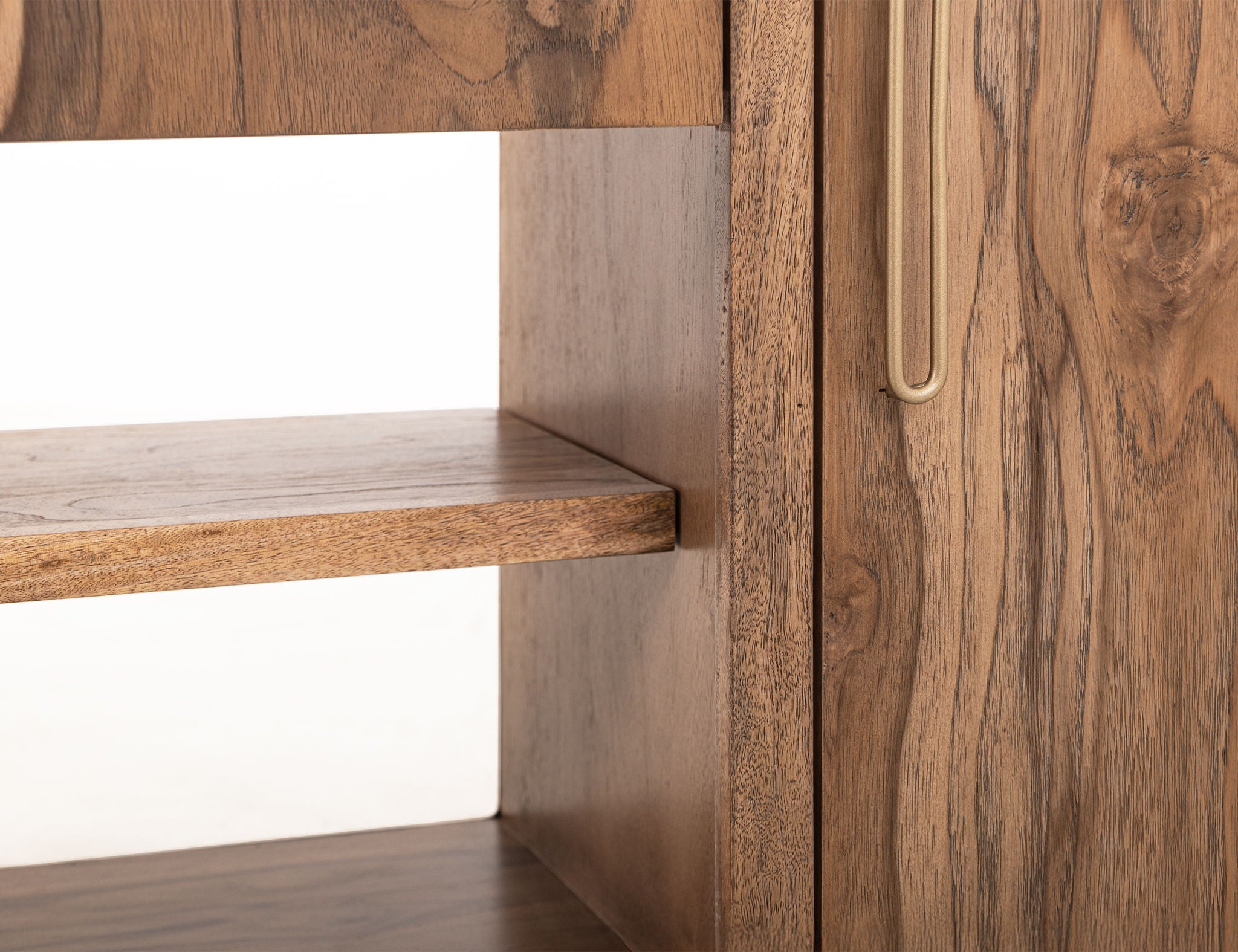 Balam - 80" TV Stand For Fire Place - Light Brown