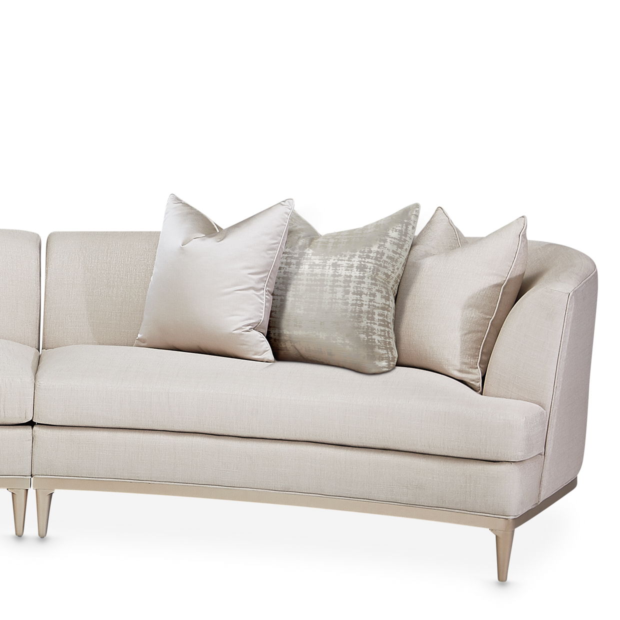 Malibu Crest - 3-Piece Sofa - Pearl / Chardonnay
