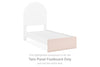 Wistenpine - Twin Panel Footboard - Blush