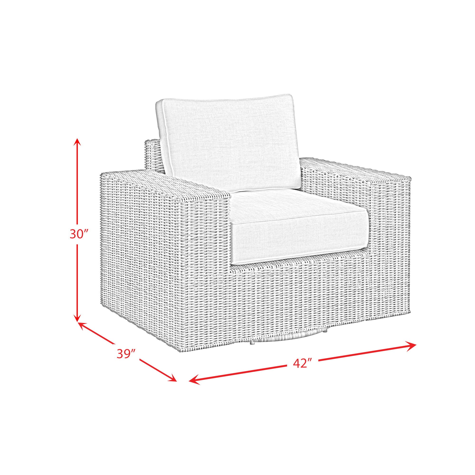 Carmona - Swivel Chair - Natural