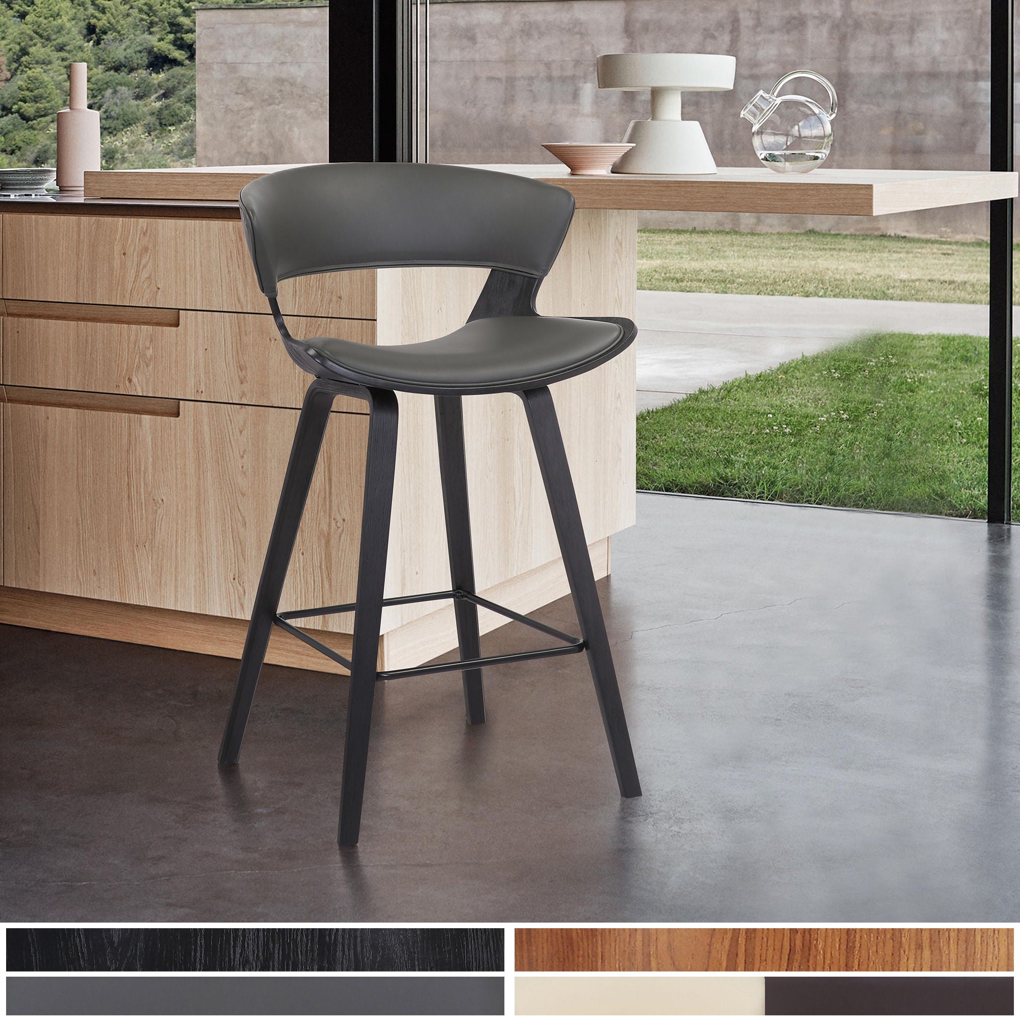 Jagger - Modern Barstool With Black Frame