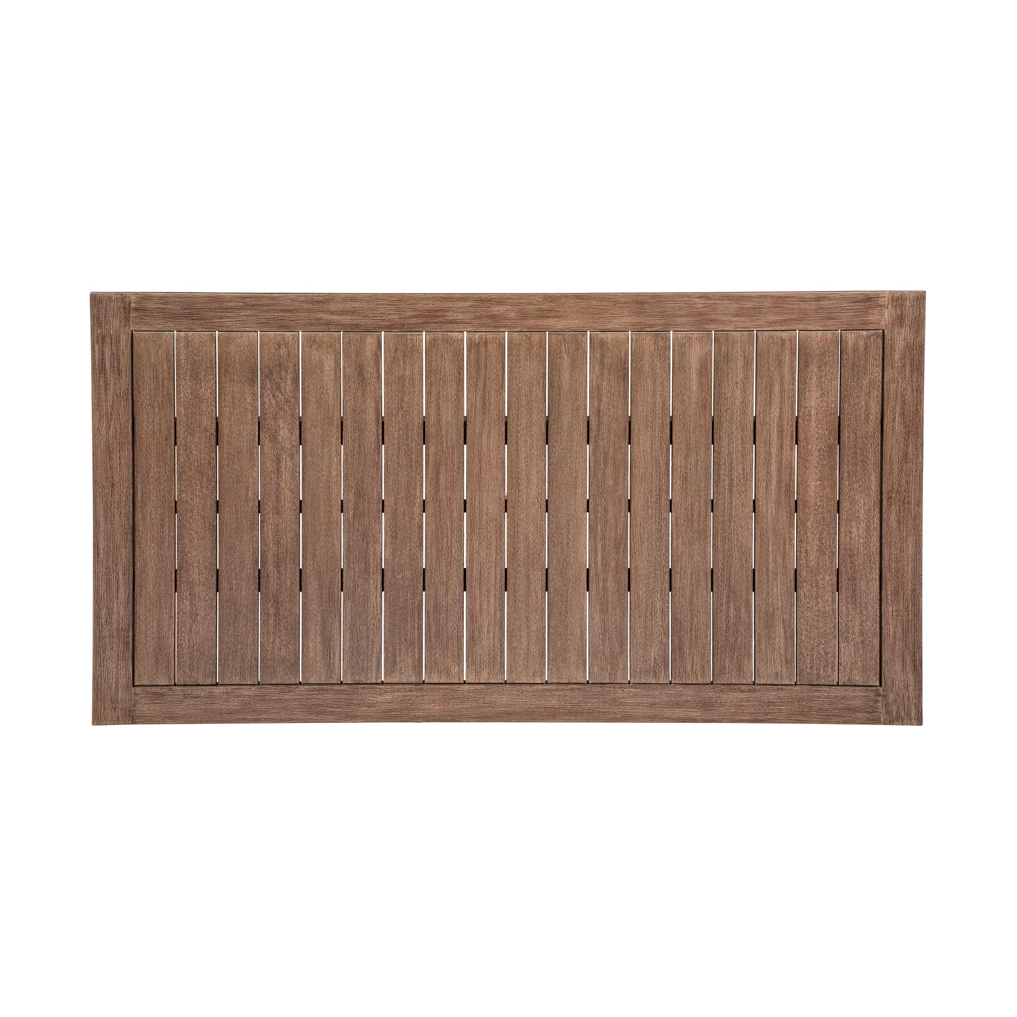 Orbit - Outdoor Patio Dining Table - Weathered Eucalyptus