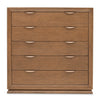 Portrait - 5-Drawer Chest With LED Lights - Sienna Brown