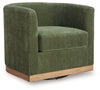 Jersonlow - Swivel Chair - Forest Green