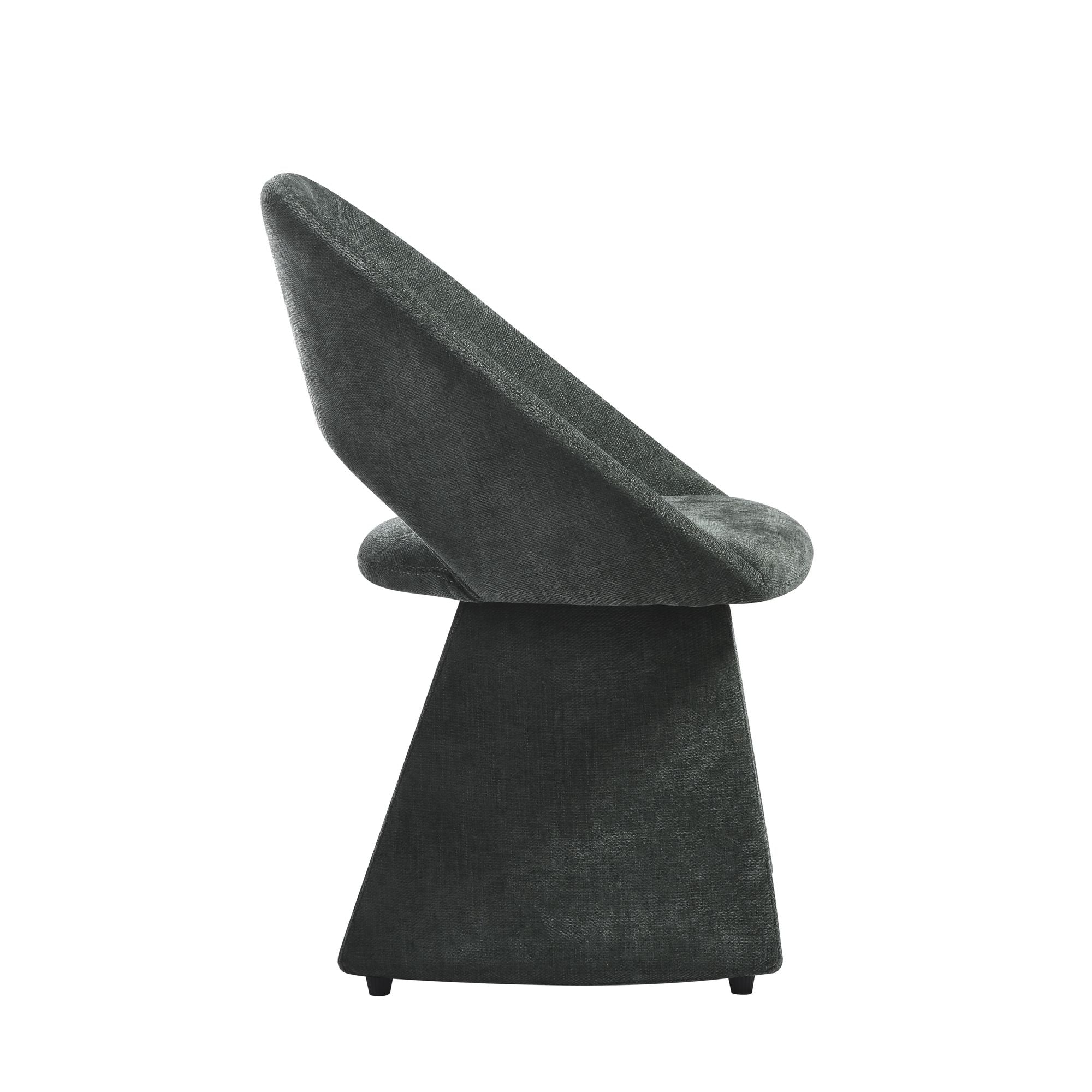 Angelina - Modern Curved Back Upholstered Dining Chair