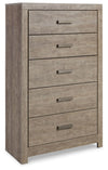 Culverbach - Five Drawer Chest - Gray