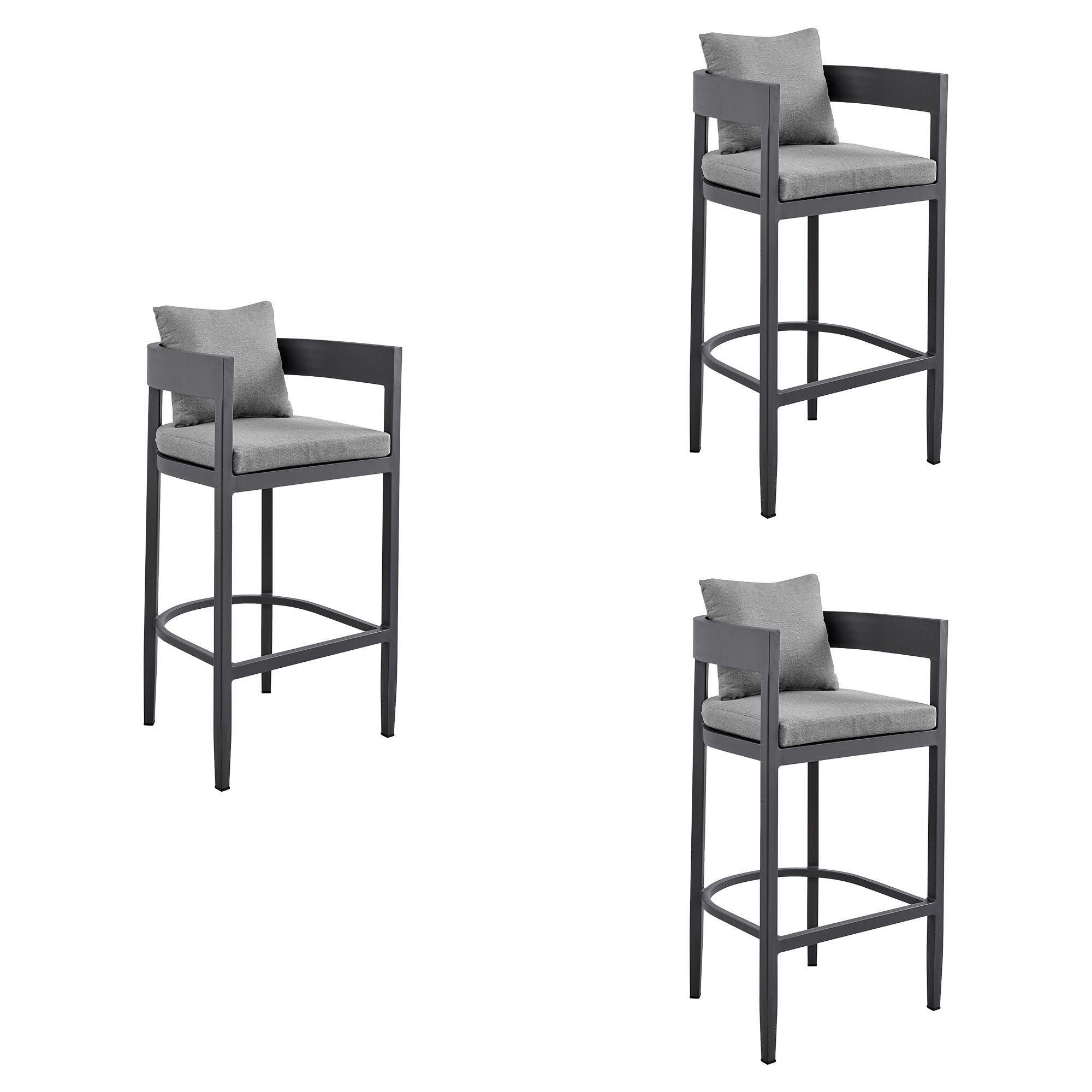Menorca - Outdoor Patio Counter Height Bar Stool Set
