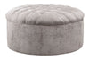Carnaby - Oversized Accent Ottoman - Linen