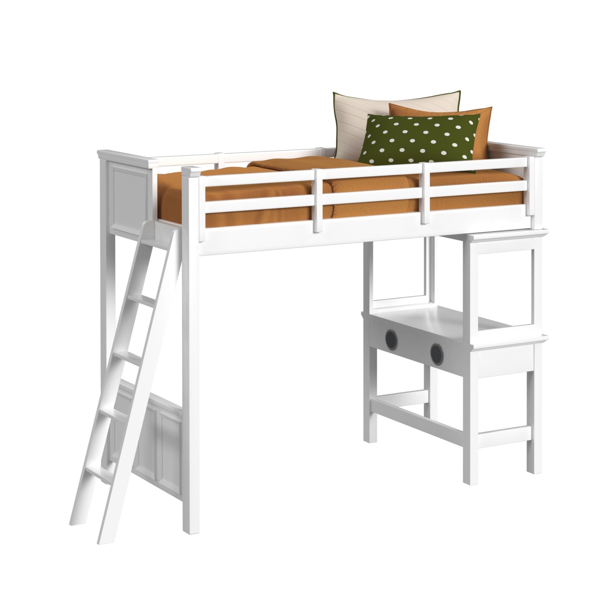Hampton Kids - Loft With Ladder And Desk With Speaker