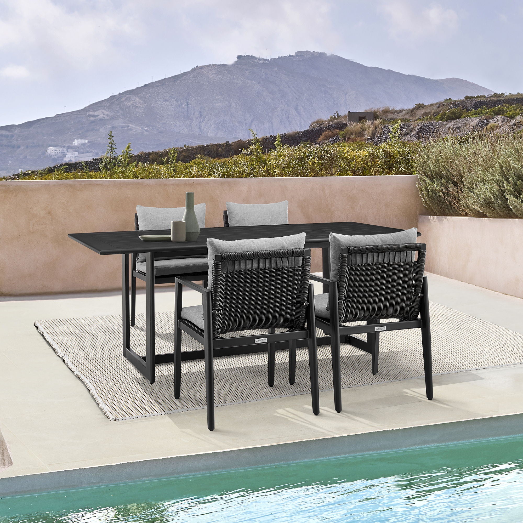 Grand - Outdoor Patio Dining Table Set