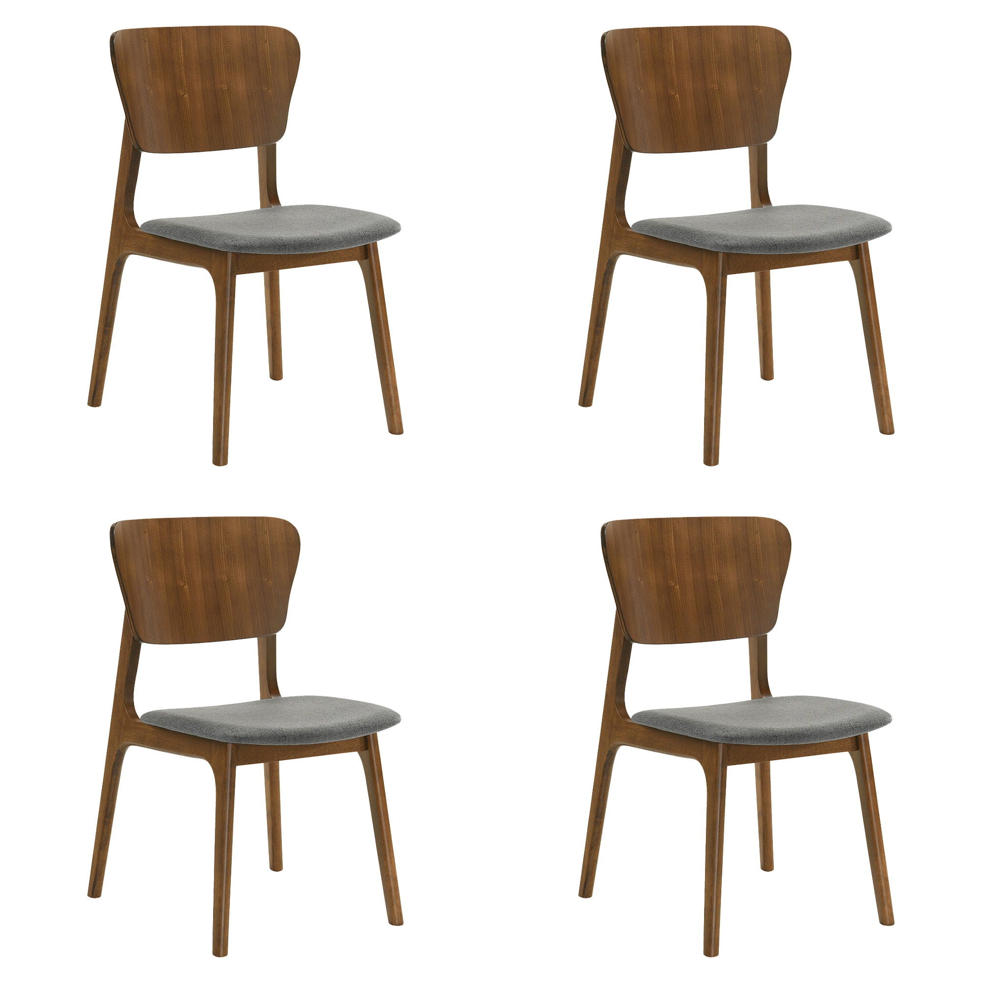 Kalia - Dining Chair With Walnut Frame