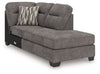 Olten - RAF Corner Chaise - Graphite