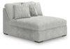 Cuddle Plush - Oversized Armless Chaise - Arctic
