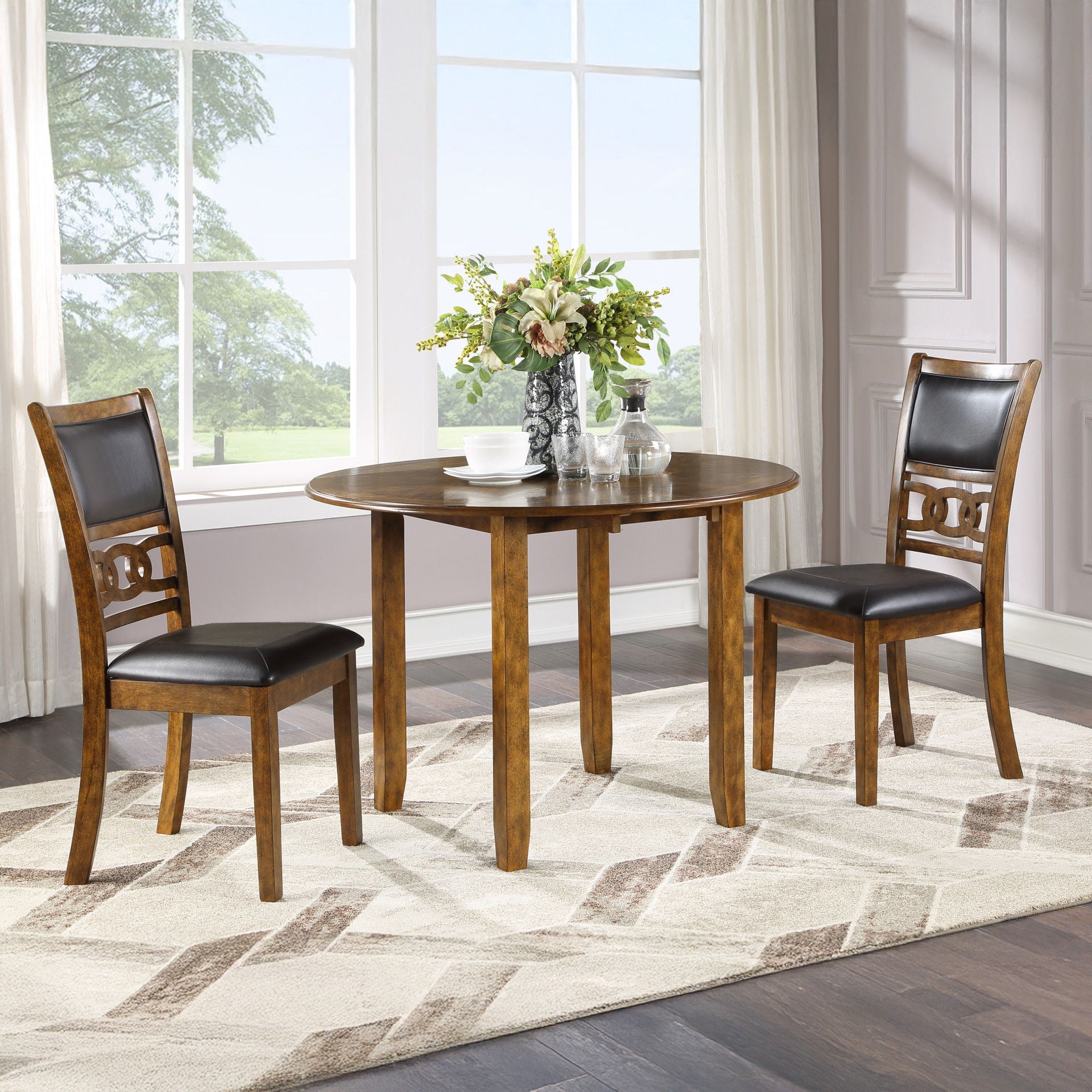 Gia - Table Set With 2 Chairs