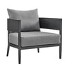 Menorca - Aluminum Outdoor Chair - Dark Gray
