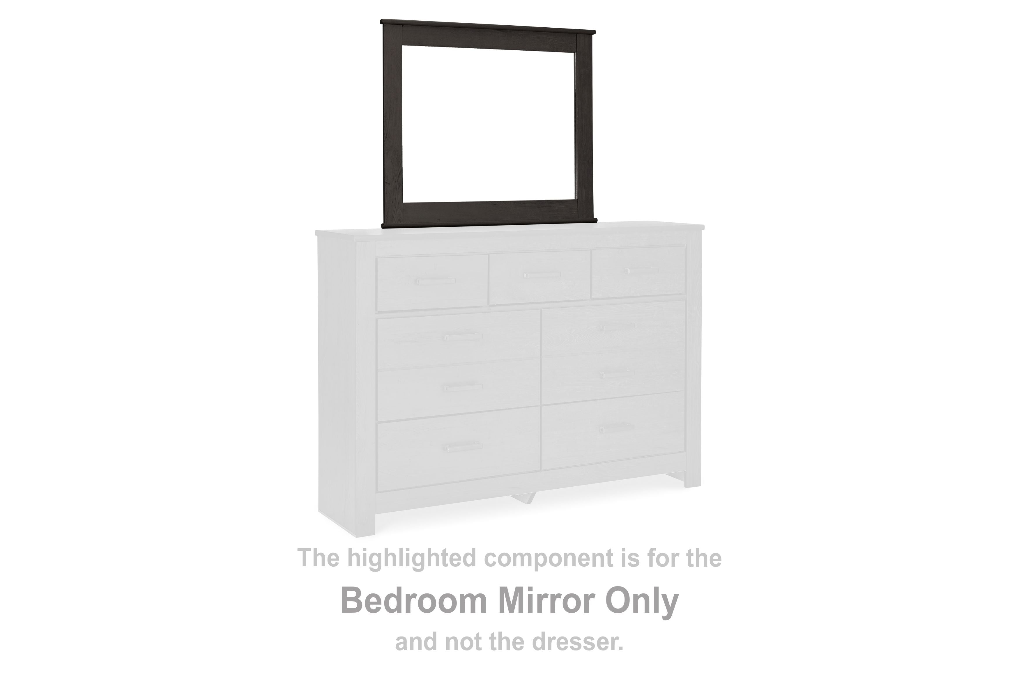 Brinxton - Bedroom Mirror - Charcoal