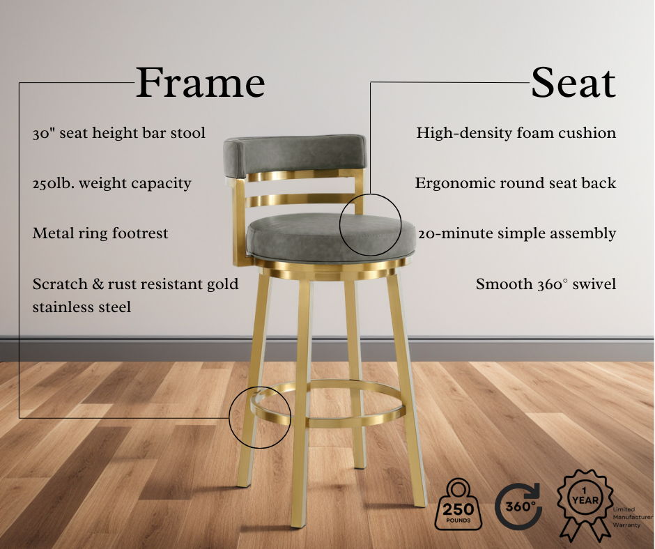 Madrid - Swivel Stool