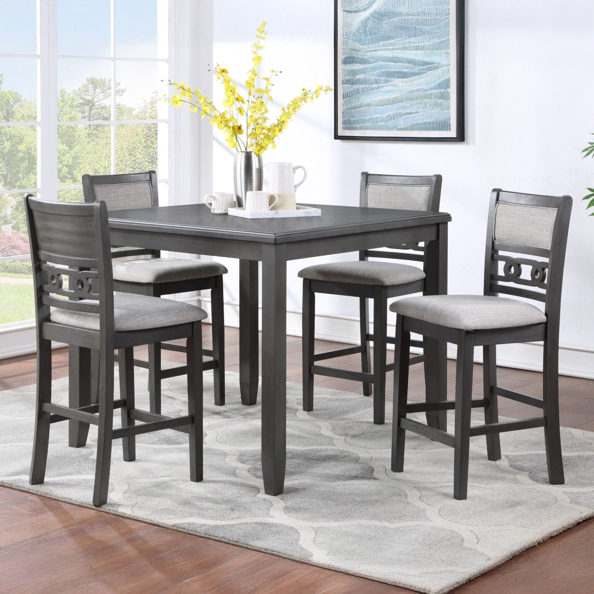 Gia - Square Counter Table Set