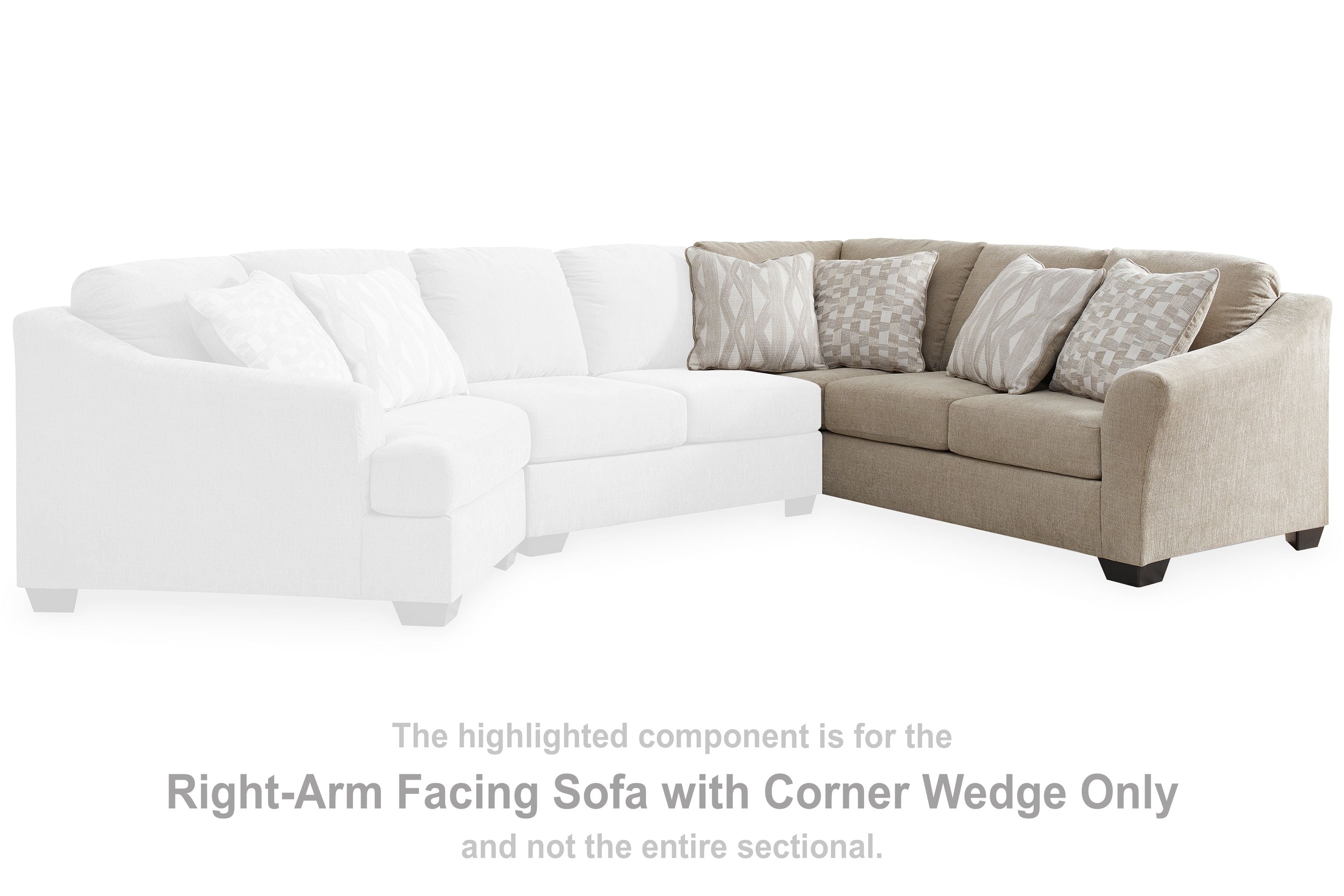 Brogan Bay - Raf Sofa With Corner Wedge - Cork