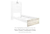 Cambeck - Twin Panel Footboard - Whitewash