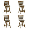 Aiden - Modern Farmhouse Swivel Wood Counter Height Kitchen Bar Stool